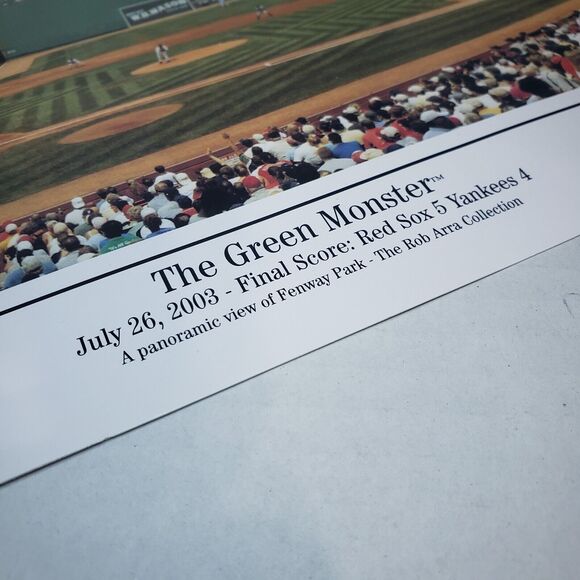 The Green Monster Panoramic 27x9.5 inches Red Sox July 26 2003 Fenway Park New - Picture 6 of 7